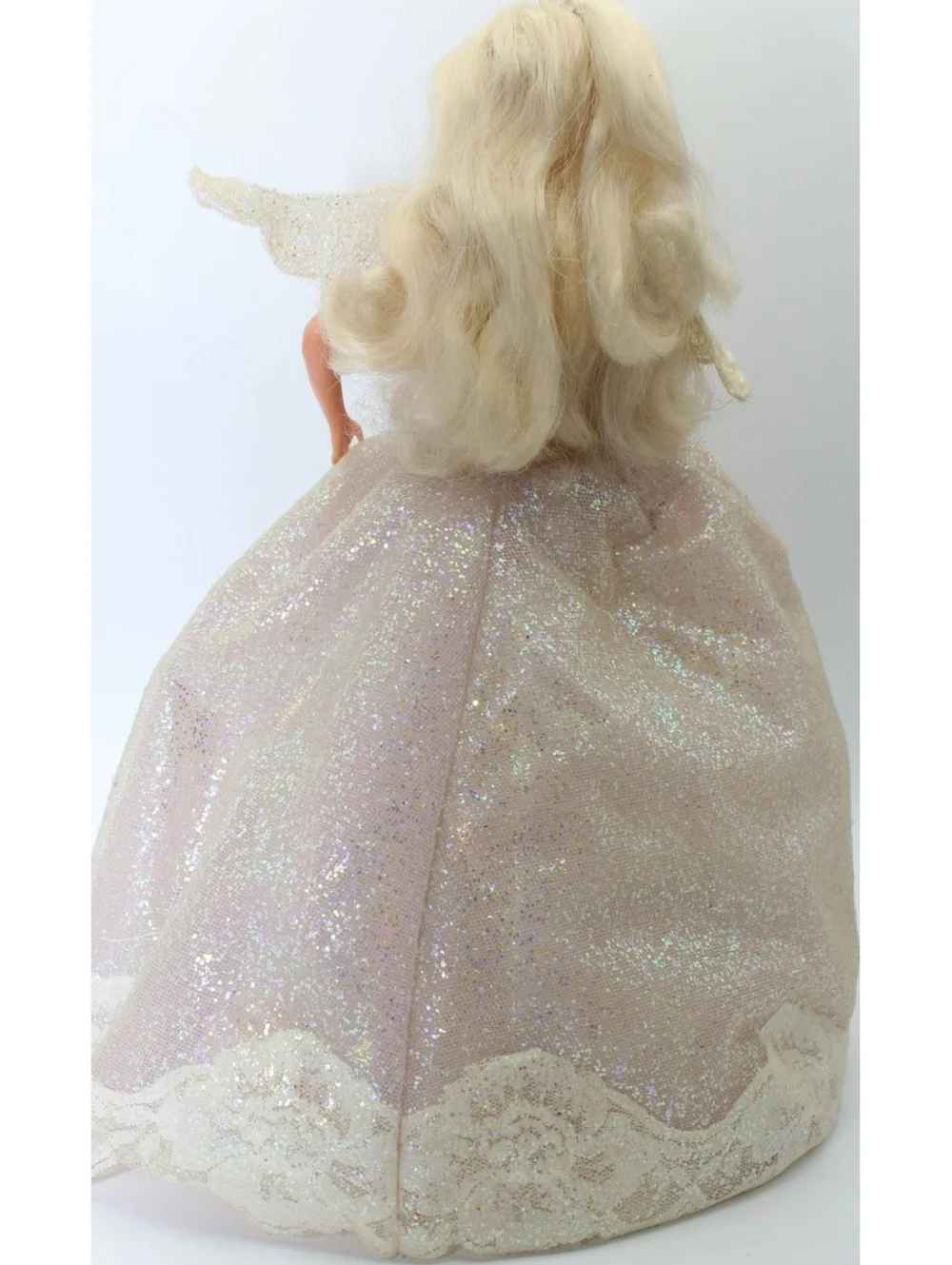 Vintage 1993 Mattel #10610 Angel Lights Barbie Doll Christmas Tree Topper Ltd Ed